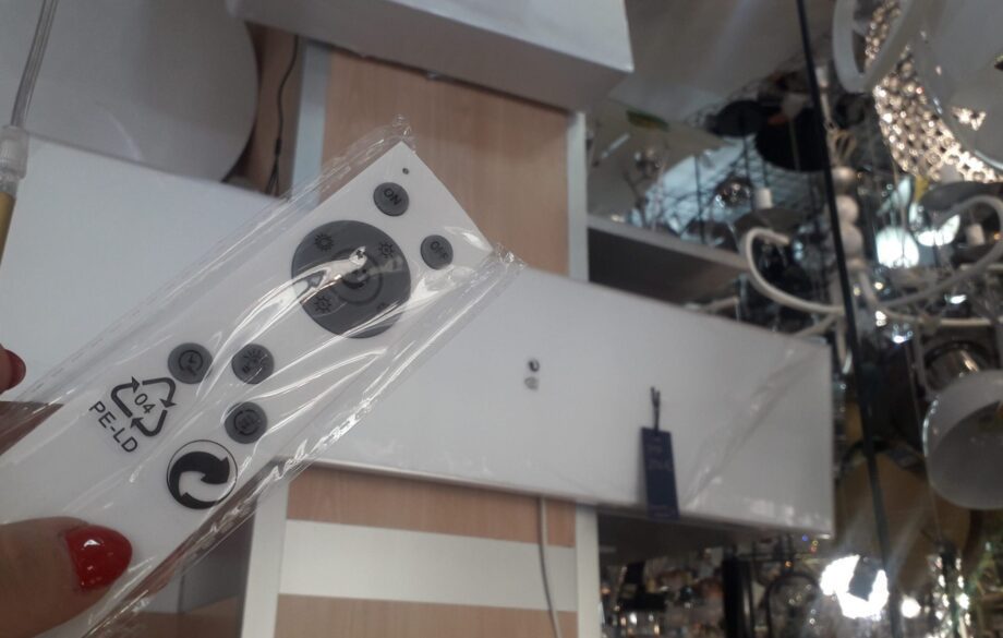 Plafón sin marco 24w LED mando distancia rectangular, 7381-13 Briloner. 25 x 100cm. STOCK DISPONIBLE EN TIENDA