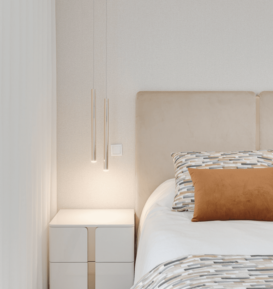 Lámpara colgante individual VARAS Oro brillo 5W Led Schuller