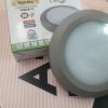 Plafón superficie redondo GRIS 5W 4k Downlight Hepoluz.  15cm con Ip 65