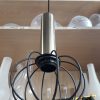 Lámpara cuero y negro  16cm diámetro 601961  Ixia