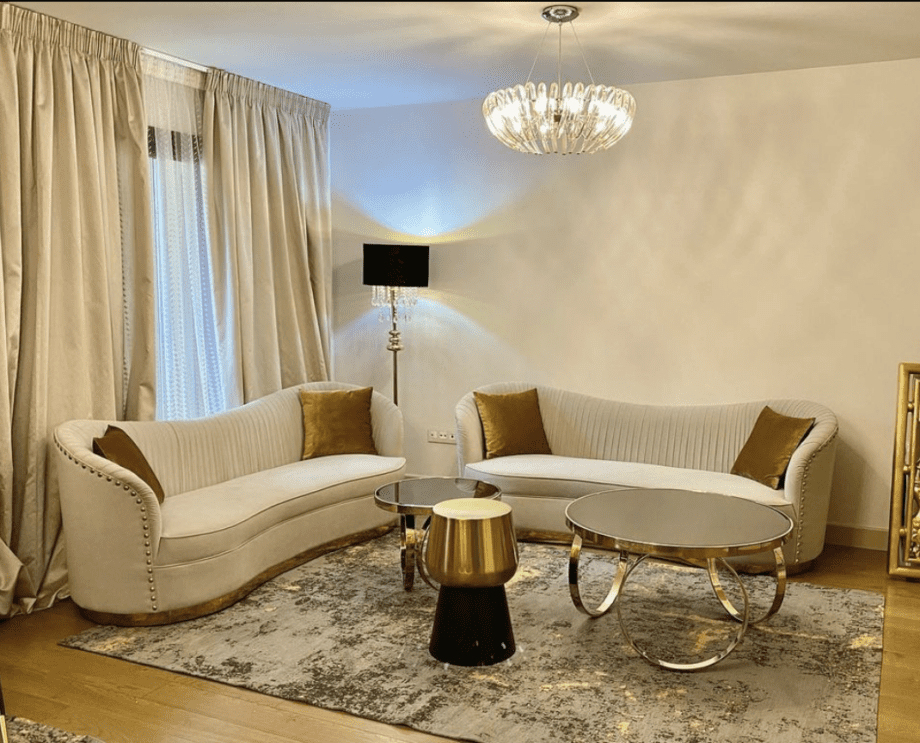 ARIADNA: Lámpara cromo y  cristal Champagne con 12 Luces g9 Led Schuller 876124D, 66 cm diámetro. Con mando a distancia dimable
