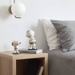 Aplique de pared MAUI con esfera opal mate con enfilaje oro viejo Acb Iluminación