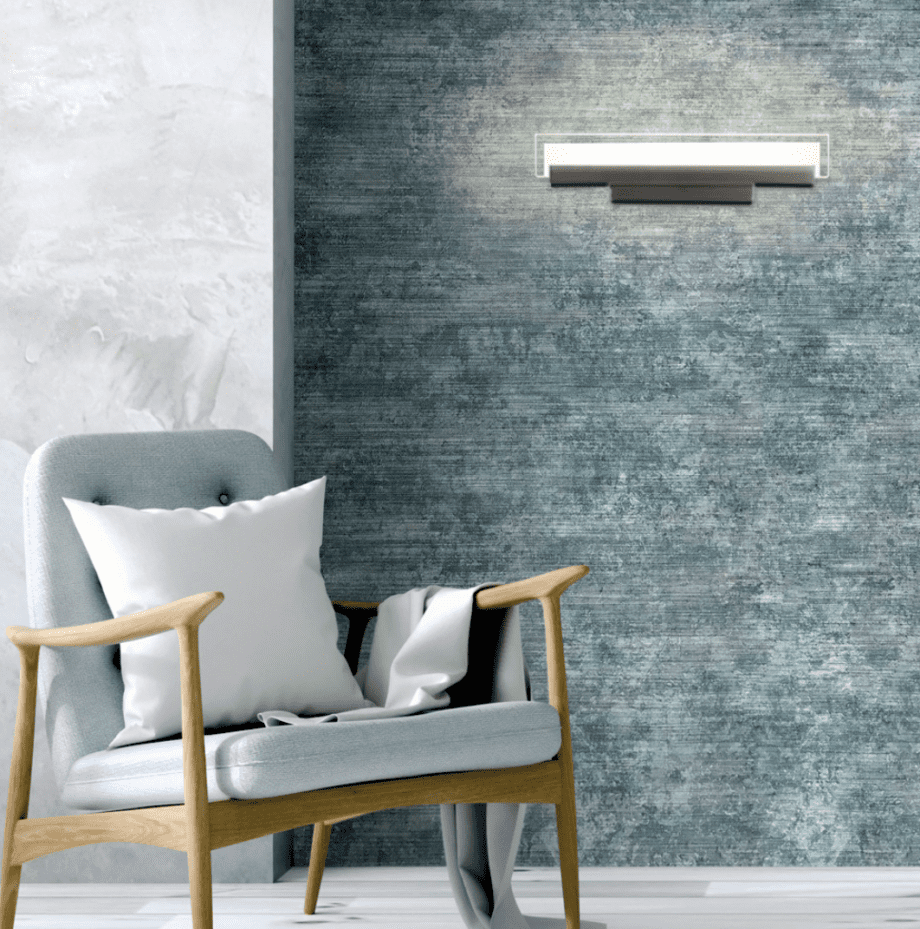 ELECTRA: Aplique níquel satinado y metacrilato A362519NS 10w Led  Acb Iluminación