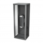 CANDELA 2 - Aplique de exterior con cristal para dos bombillas E27