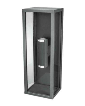 CANDELA 2 - Aplique de exterior con cristal para dos bombillas E27