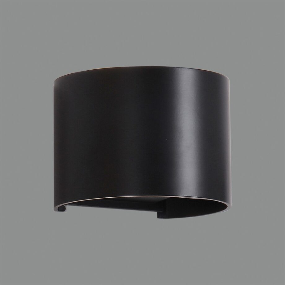 KOWA: Aplique de pared de metal negro A203310N 12w Led arriba abajo Acb Iluminación. IP54