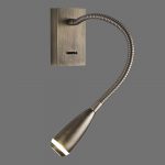 CLIK: Aplique cuero con Lector y con interruptor A167361U  Acb Iluminación.