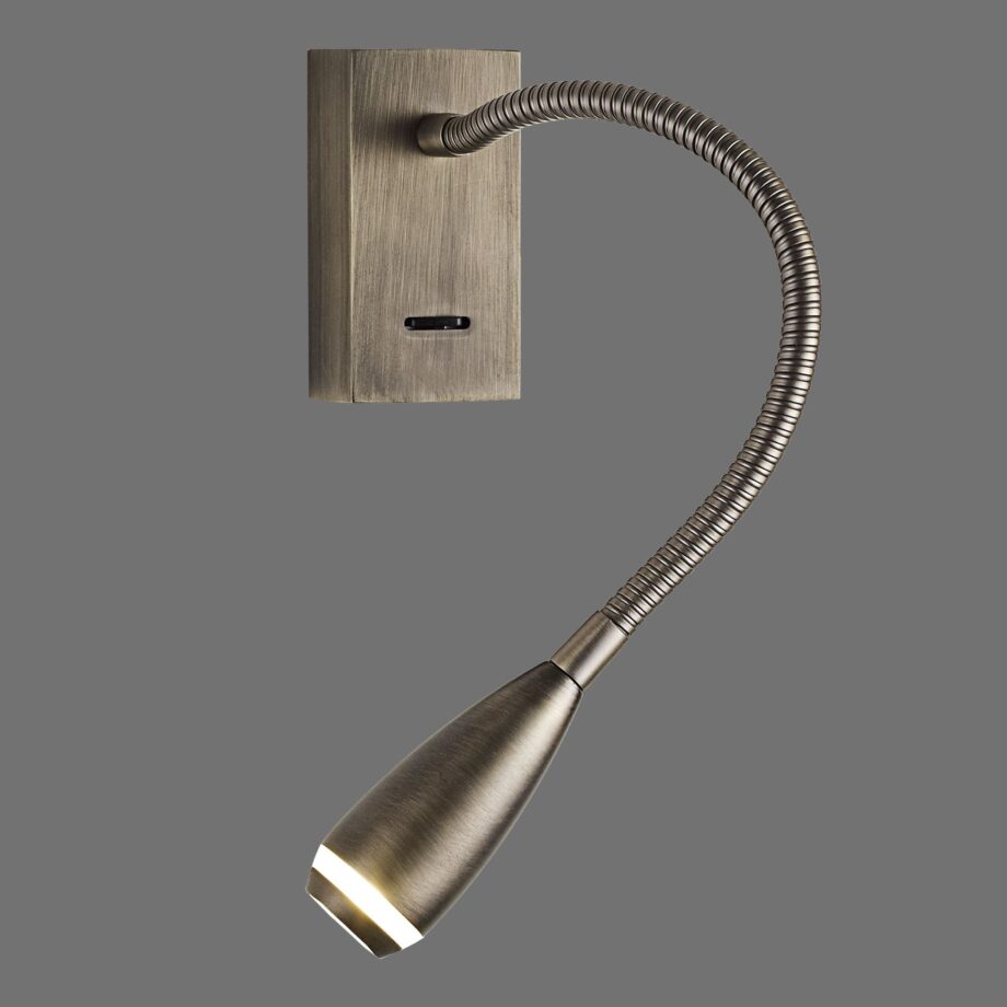 CLIK: Aplique cuero con Lector y con interruptor A167361U  Acb Iluminación.