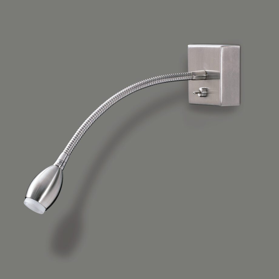 FLEX: Aplique níquel satinado con Lector y con interruptor A167361NMS  Acb Iluminación.
