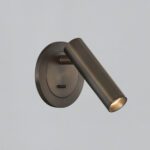 ATRIA: Aplique bronce con Lector 3W Led empotrable y con interruptor, E3925000BR Acb Iluminación.