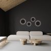 Interior,Of,Stylish,Attic,Living,Room,With,Gray,Walls,,Wooden