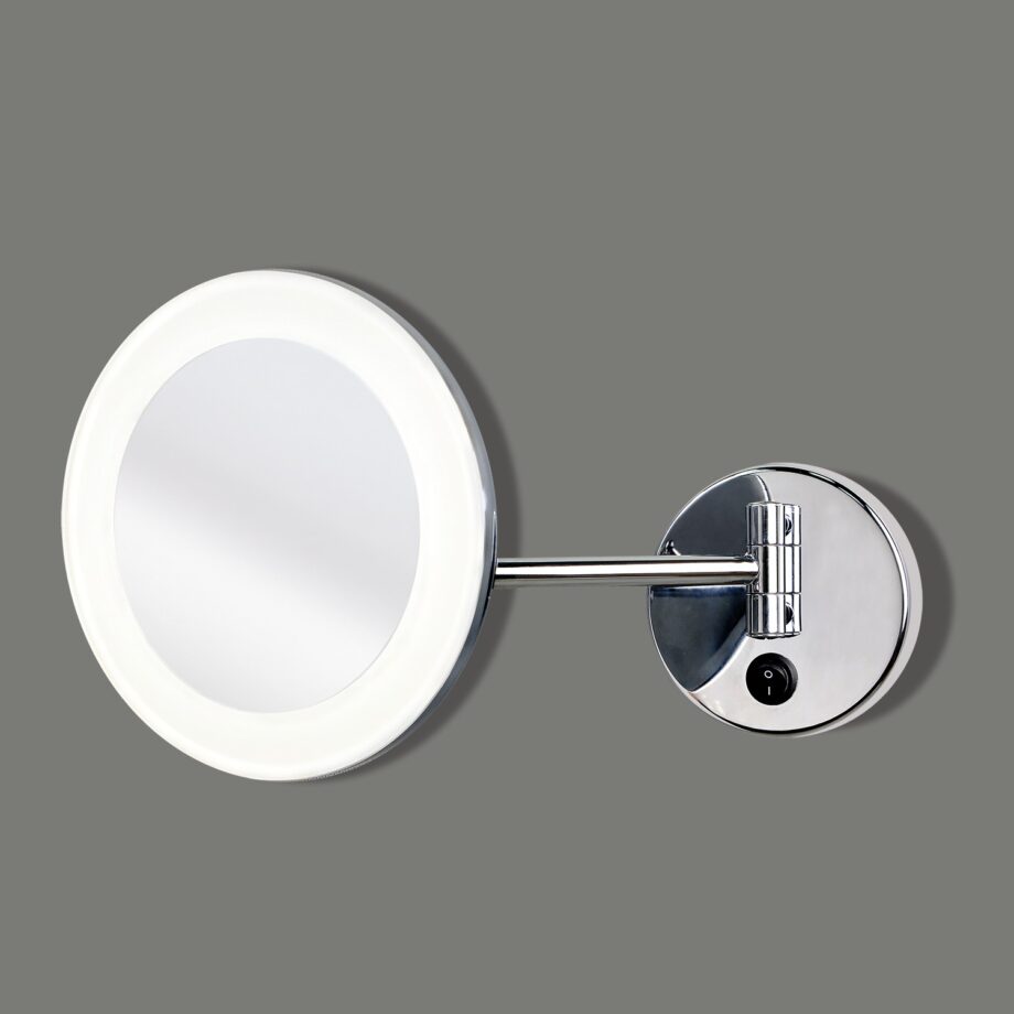BOAN: Espejo baño con espejo aumento x5 e interruptor, A325211ES  Acb Iluminación. Led 3w incluido  en 4k.