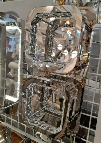 MORAVIA: Plafón cromo y cristal con 16w Led Acontract-Luz HFS 127 4K