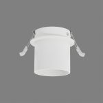 ZOOM: Foco blanco empotrable de techo para bombilla Led gu10, diseño cilindro E37641B Acb Iluminación.