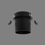 ZOOM: Foco Negro empotrable de techo para bombilla Led gu10, 16/3252 Acb Iluminación.