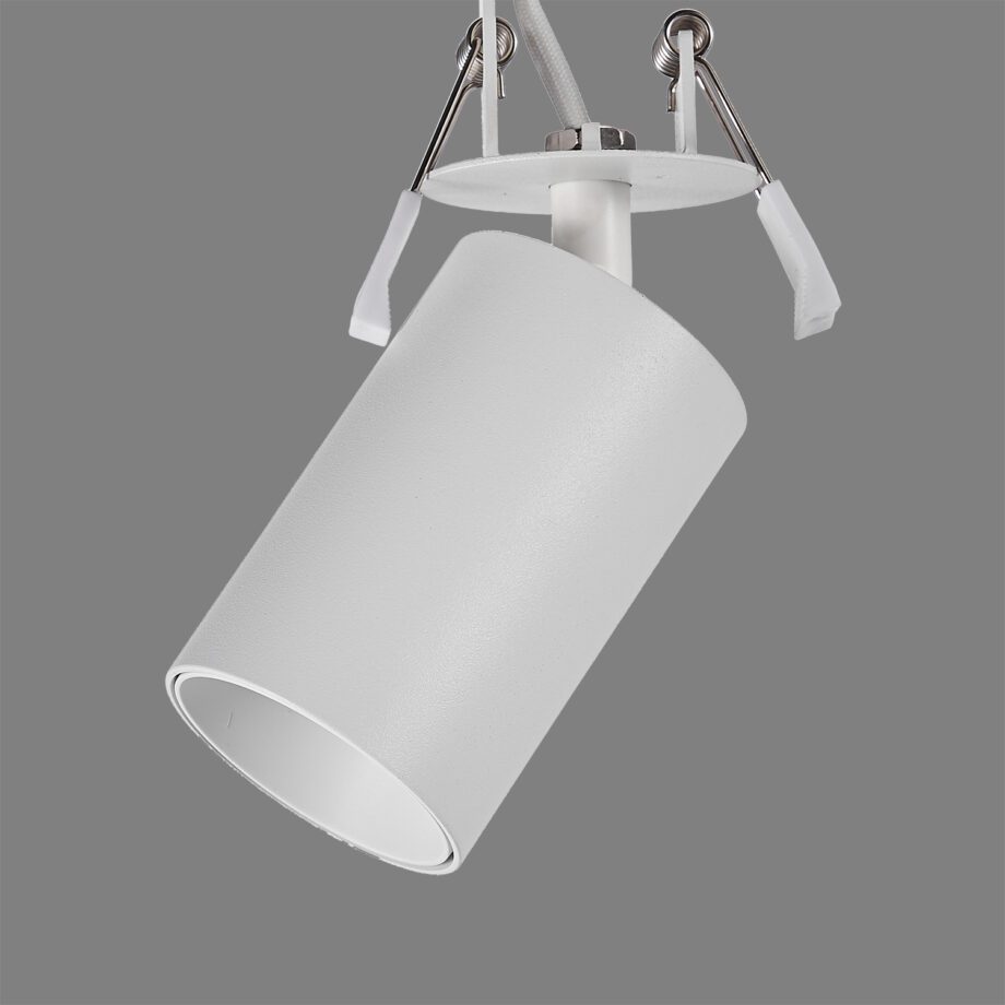 ZOOM: Foco blanco empotrable de techo orientable para bombilla gu10 Led, E37640B Acb Iluminación.