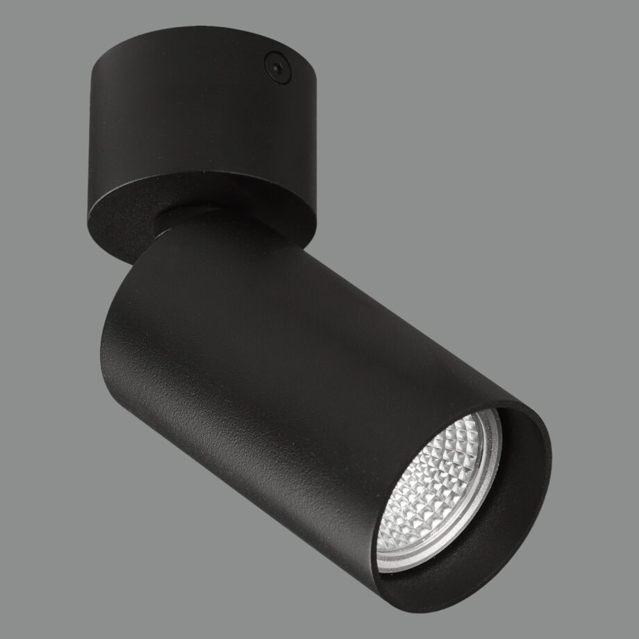 ZOOM: Aplique negro de pared o techo para bombilla gu10 Led, F37640N Acb Iluminación.