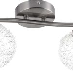 Plafón / aplique 2 g9 ENIGMA 56620-2 Globo Lighting. STOCK DISPONIBLE EN TIENDA