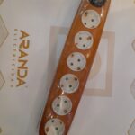 Multibase decorativa madera TT 6 mas interruptor con 1,4 mts cable 3 x1.5mm  Hepoluz. STOCK DISPONIBLE EN TIENDA