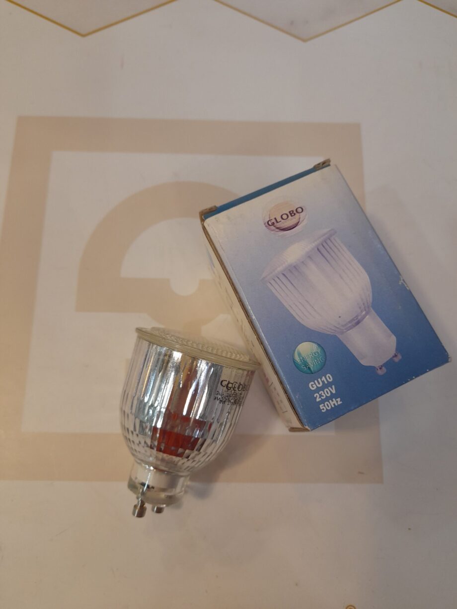 Bombilla bajo consumo gu10, 9w luz cálida 2700k,  10819 Globo Lighting. STOCK DISPONIBLE EN TIENDA