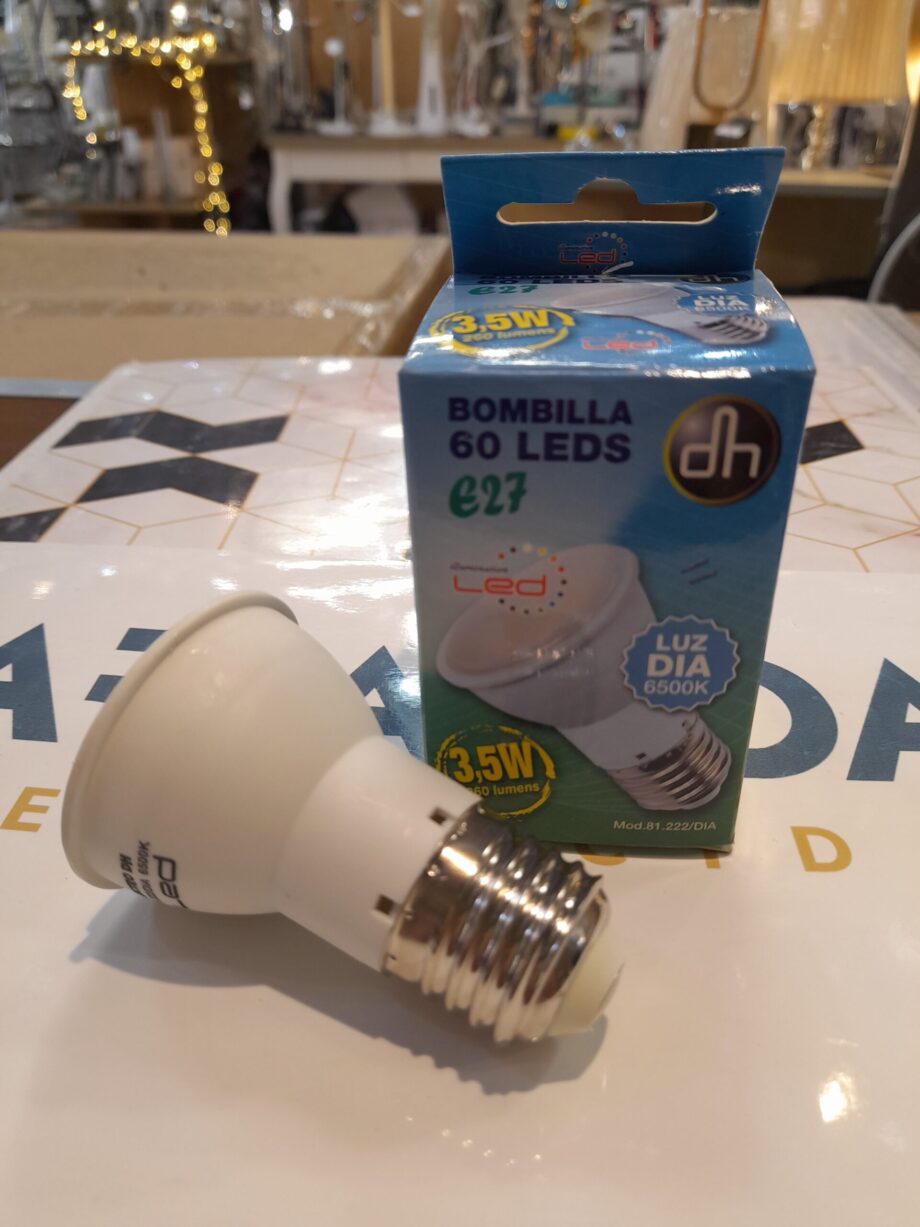 Bombilla 3,5W Led R50 opal E27, luz día 6500K,  81.222/Dia Electro DH. STOCK DISPONIBLE EN TIENDA