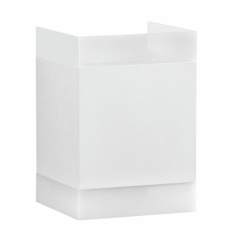 Aplique de pared blanco 7w Led arriba abajo, luz neutra, 307906TF Briloner. IP44. STOCK EN TIENDA