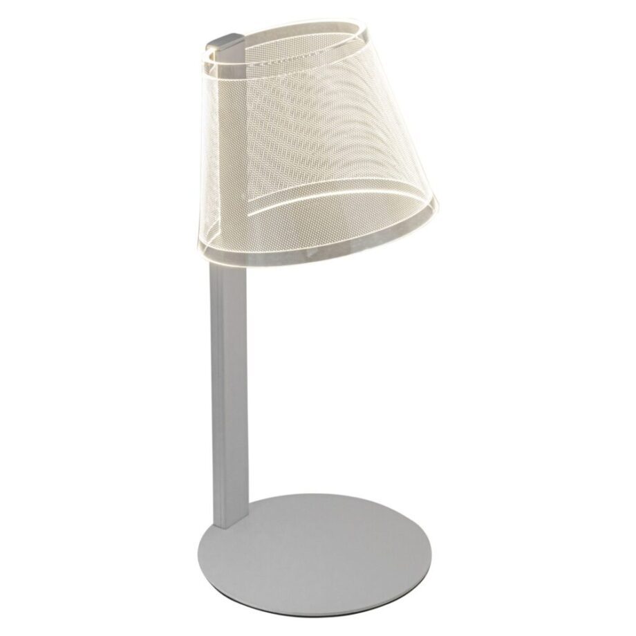Lámpara sobremesa BILBO blanco  5w Led, luz neutra 4k Acontract-Luz. STOCK DISPONIBLE EN TIENDA