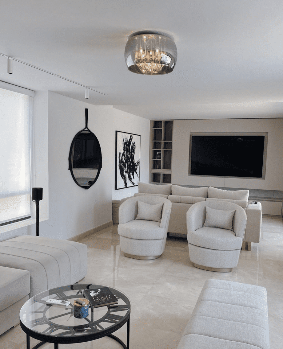 ARGOS:  Plafón cristal fumé con lágrimas de 6 luces g9 Led, ø50cm diámetro, Schuller 508030. STOCK EN TIENDA