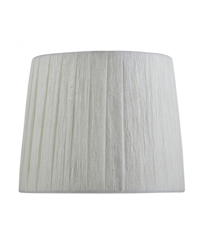 Pantalla para E27, Medida 20cm, Seda encintada beige brillo XP055 Ajp. STOCK DISPONIBLE EN TIENDA