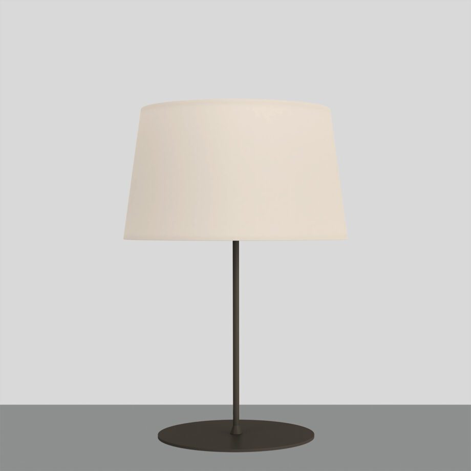 STILO: Lámpara de sobremesa diseño  8202/42 Negro texturado E27,  Acb Iluminación. 61cm altura.