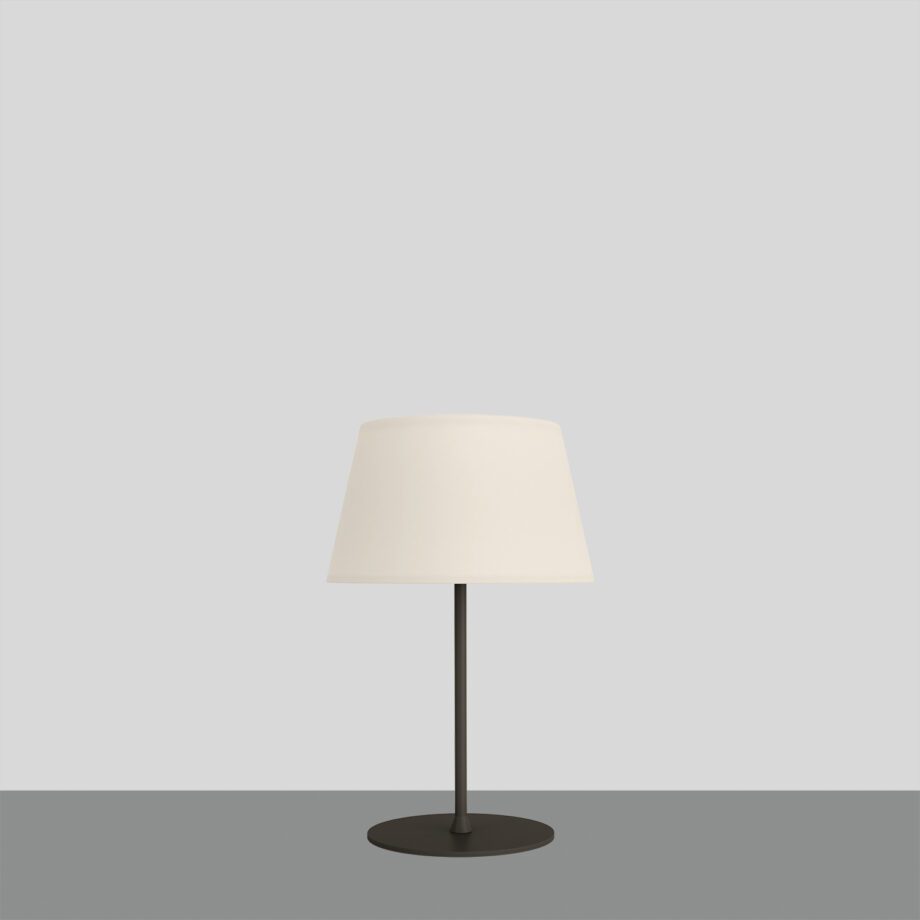 STILO: Lámpara de sobremesa diseño  8202/26 Negro texturado E27,  Acb Iluminación.  41cm altura.