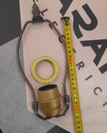 Accesorio de lámpara: LIRA para tiffany o similar, altura 20cm mas botón y portalámparas con anilla