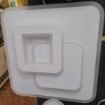 Plafón Led FANTASY 116w Led mando distancia Blanco y metacrilato