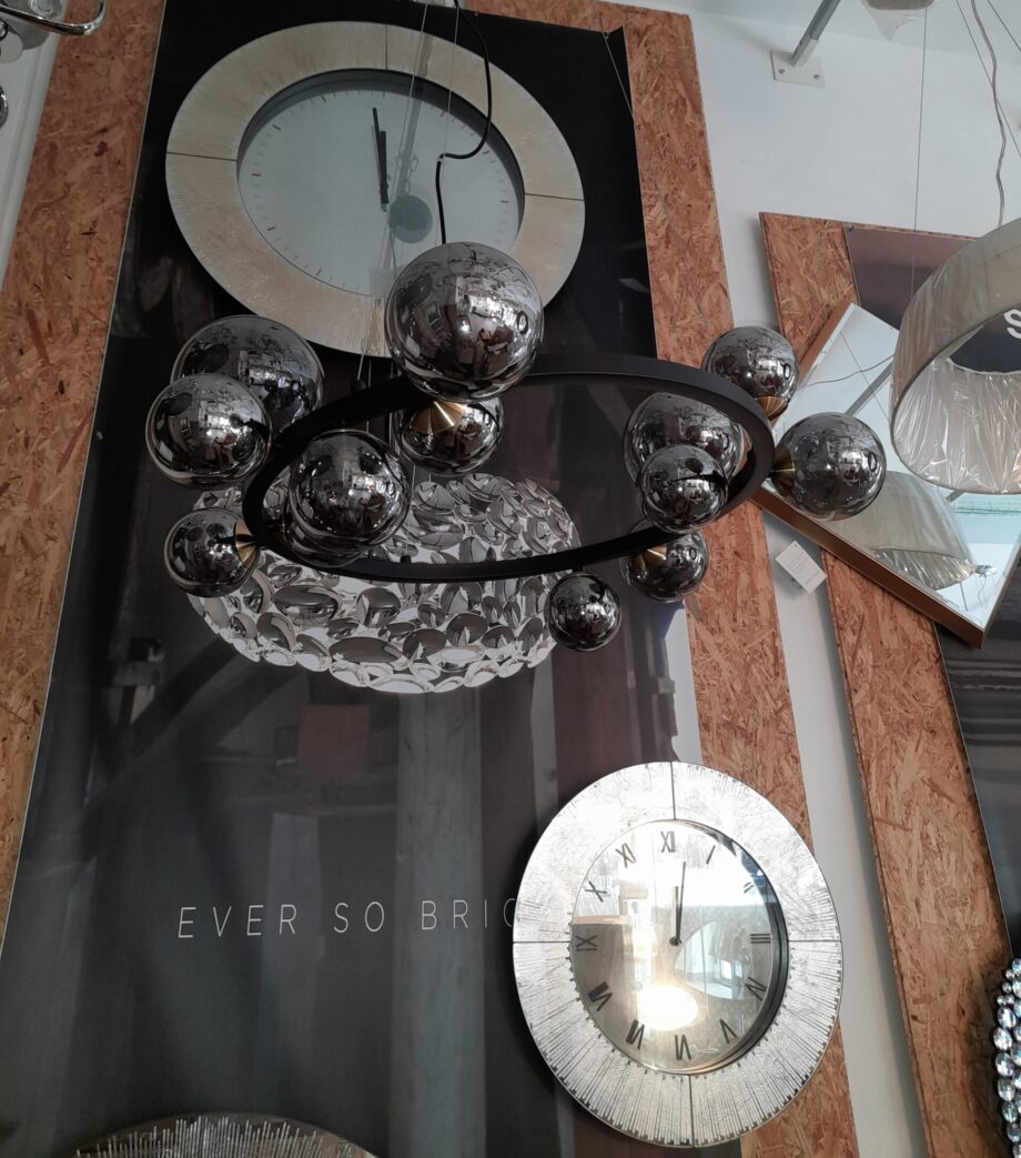 AURORA: Reloj Redondo con Pan de oro Schuller 593581 Ø80. OUTLET: DISPONIBLE EN TIENDA