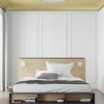 PLUTON: Plafón blanco y acrílico 91w Led, con mando a distancia, Acontract-Luz. 50cm.