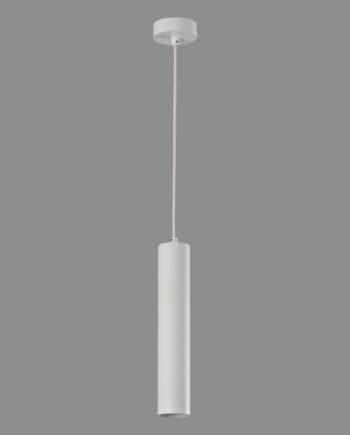 ZOOM: Colgante individual blanco texturado para bombilla gu10 C37640b Acb iluminación. 5,6cm