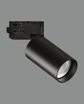 ZOOM: Foco track light Riel para gu10 negro texturado,  T37641B Acb Iluminación.