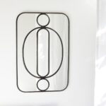 Espejo FORMAS 1 decorativo con diseño negro VP Interiorismo