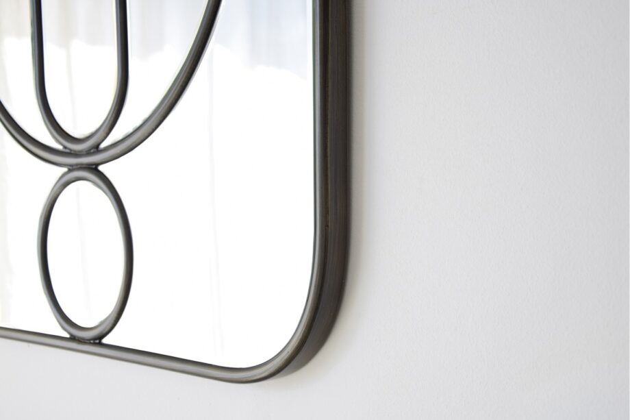 Espejo FORMAS 1 decorativo con diseño negro VP Interiorismo