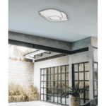 Plafón HOJAS blanco y acrílico con 67w Led y mando a distancia Acontract
