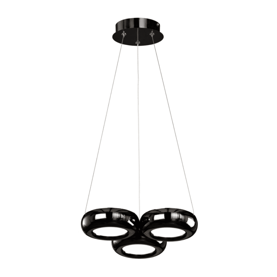 DISCO 3: Lámpara negro grafito de 24w en luz neutra 4k, 101/3C Acontract-Luz. 30 x 120cm.