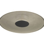 Plafón DUERO plata con difusor PMMA transparente de 18w en luz neutra Acontract