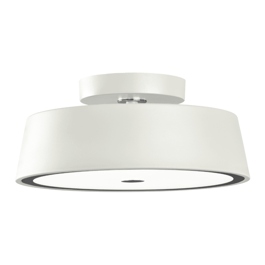 MONTECARLO: Plafón blanco de 30w en luz neutra 4k, 301P-B Acontract-Luz. 40 x 15,5cm.