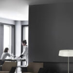 MONTECARLO: Plafón blanco de 30w en luz neutra 4k, 301P-B Acontract-Luz. 40 x 15,5cm.
