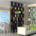 MONTECARLO: Plafón verde de 30w en luz neutra 4k, 301P-V Acontract-Luz. 40 x 15,5cm.