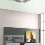 STAR: Plafón redondo cromo con cristales dibujo estrella, 36W Led con luz neutra 4k,  Acontract-Luz, 40cm.