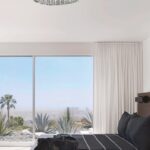 TREBIC: Plafón cuadrado cromo con cristales, 18W Led con luz neutra 4k, 125/1 Acontract-Luz, 35cm.