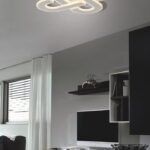 VEGA: Plafón diseño trenzado 72w Led en luz neutra 4k, Acontract-Luz. 50 x 50cm.