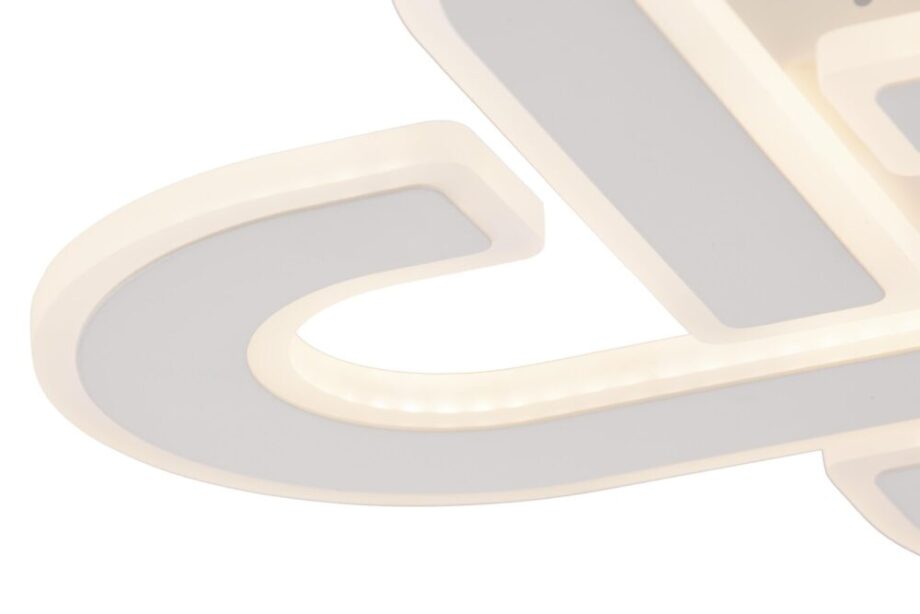 VEGA: Plafón diseño trenzado 72w Led en luz cálida 3k, Acontract-Luz. 50 x 50cm.