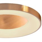 JOLLI: Plafón perfil metálico cobre y difusor blanco con 30W Led, 40 cm,  41758-30D Globo, dimable con mando a distancia. STOCK EN TIENDA